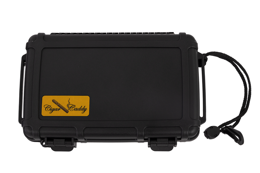 Cigar Caddy Black XL 5-Count Travel Case - view 2