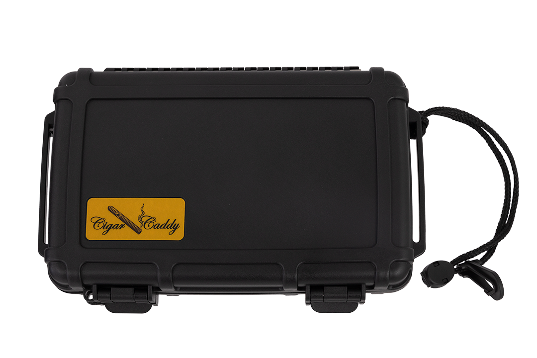 Cigar Caddy Black XL 5-Count Travel Case - view 2