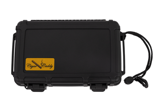 Cigar Caddy Black XL 5-Count Travel Case - view 2