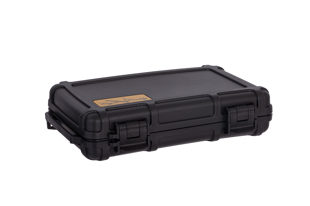 Cigar Caddy Black XL 5-Count Travel Case - view 5