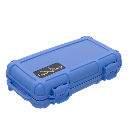 Cigar Caddy Blue 5-Count Travel Case - view 5