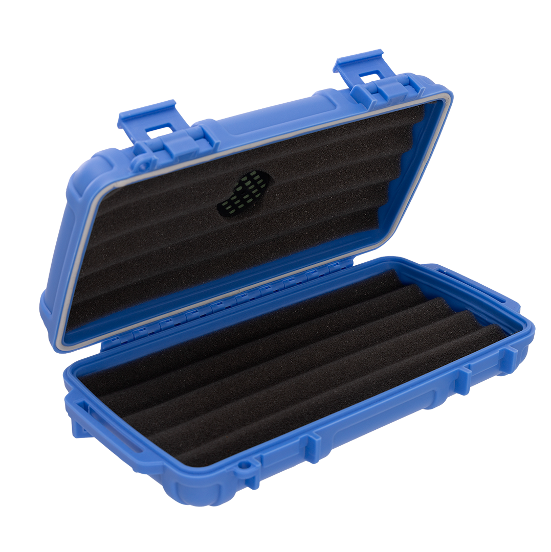Cigar Caddy Blue 5-Count Travel Case - view 6