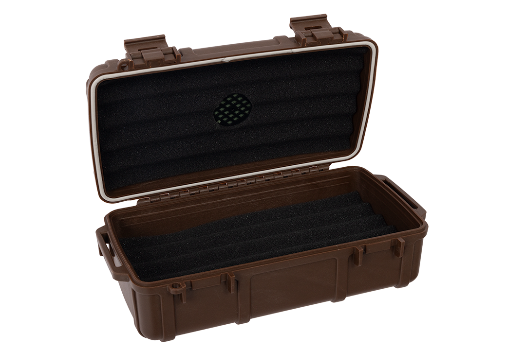 Cigar Caddy Brown 10-Count Travel Case - view 2