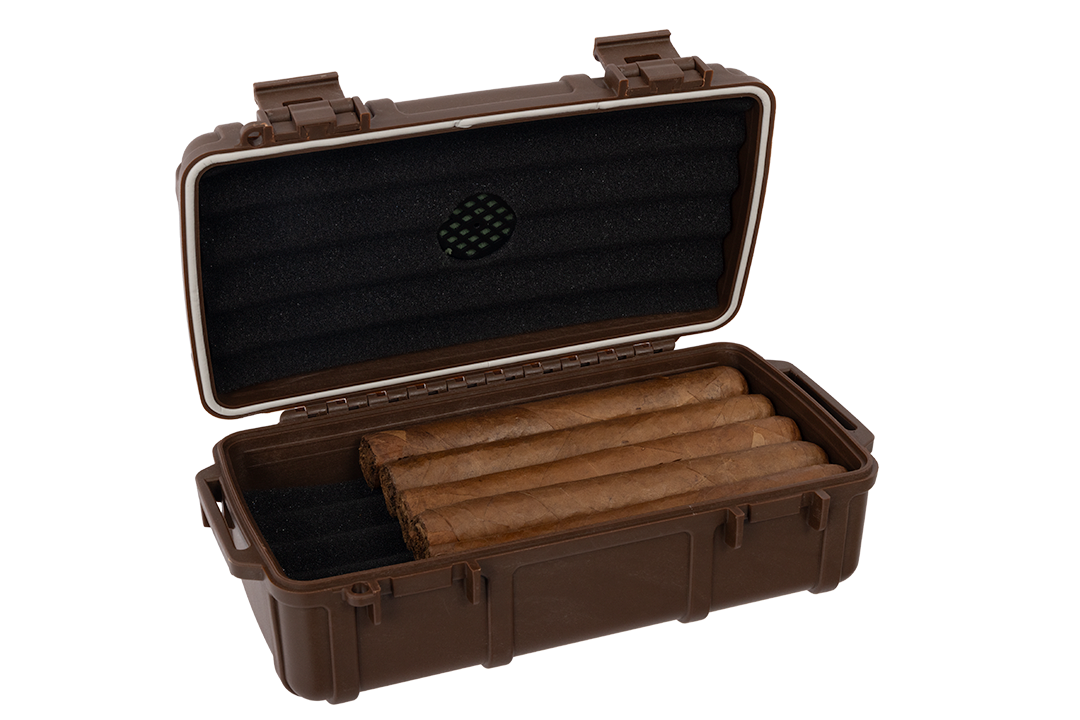 Cigar Caddy Brown 10-Count Travel Case - view 6