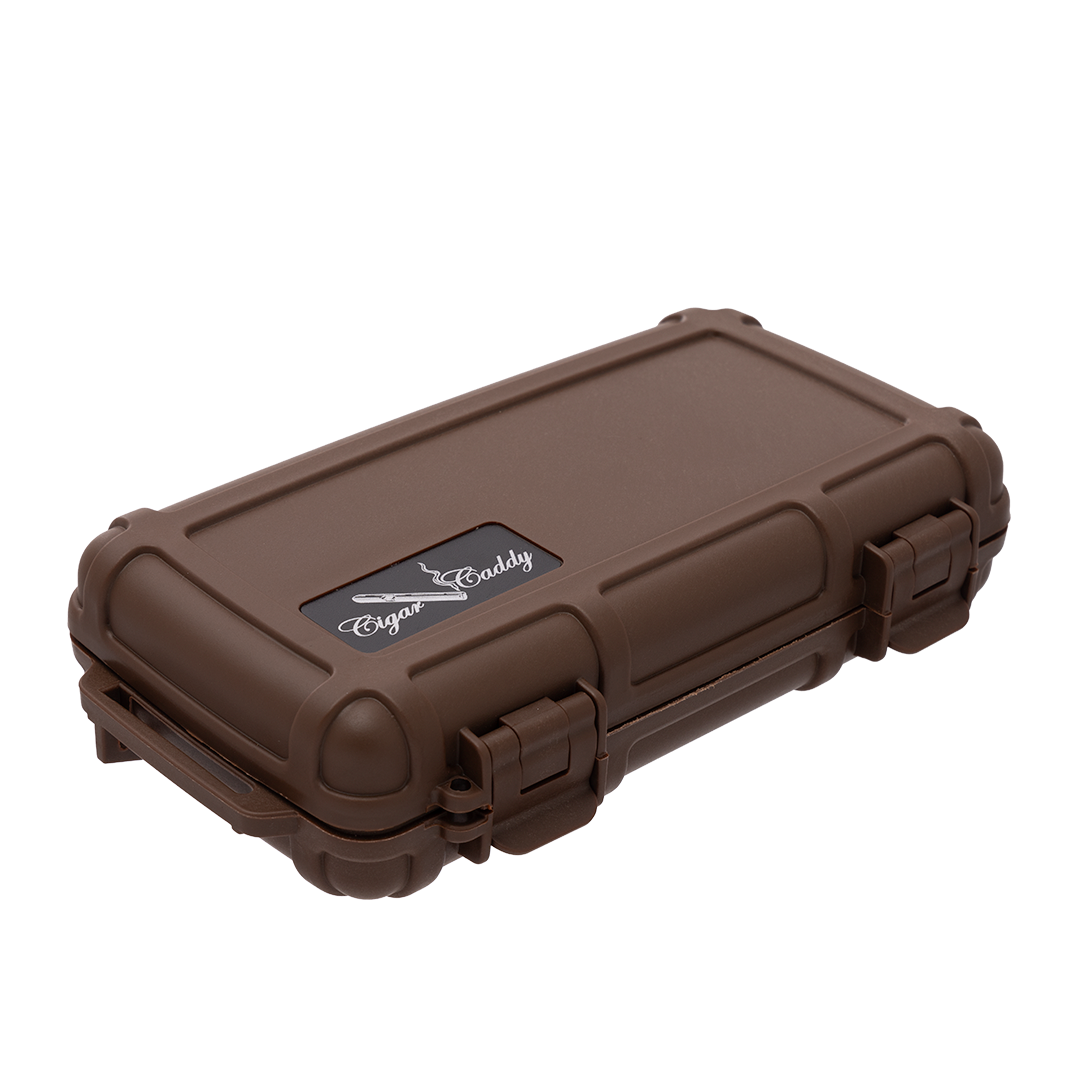 Cigar Caddy Brown 5-Count Travel Case - view 3