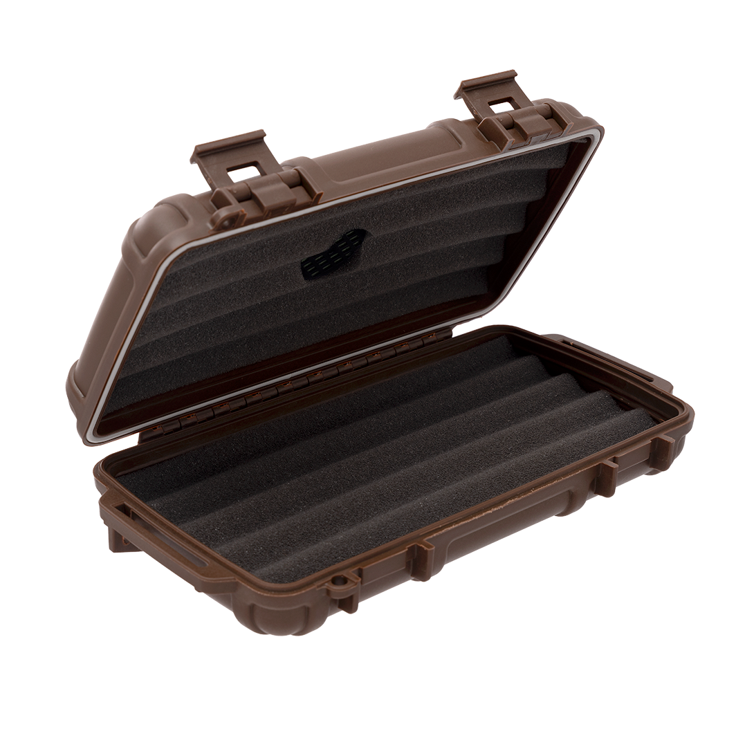 Cigar Caddy Brown 5-Count Travel Case - view 6