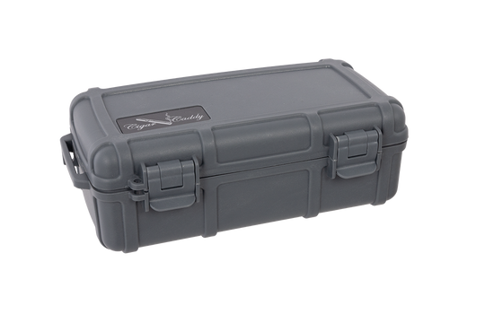 Cigar Caddy Dark Gray 10-Count Travel Case