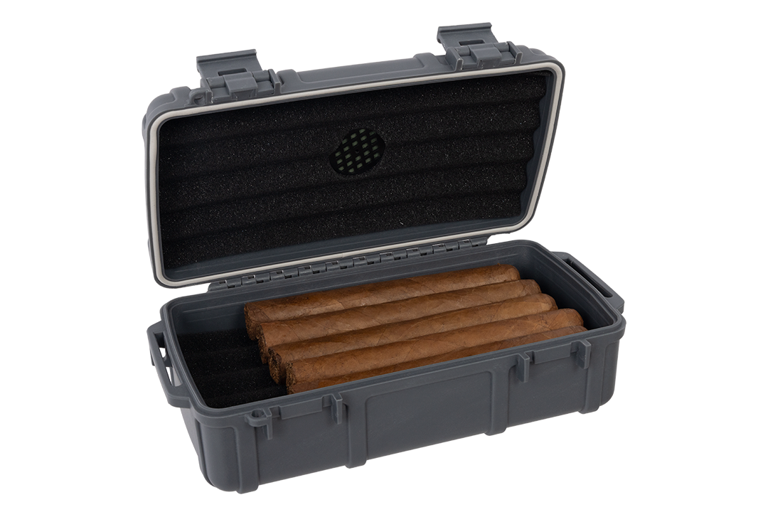 Cigar Caddy Dark Gray 10-Count Travel Case - view 4