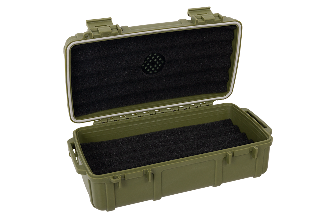 Cigar Caddy Green 10-Count Travel Case - view 4