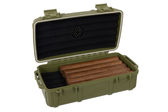 Cigar Caddy Green 10-Count Travel Case - view 6