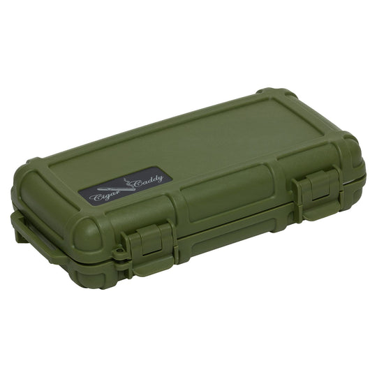 Cigar Caddy Green 5-Count Travel Case - view 3