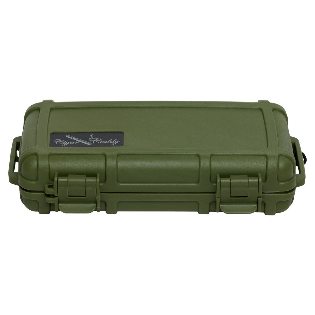 Cigar Caddy Green 5-Count Travel Case - view 6