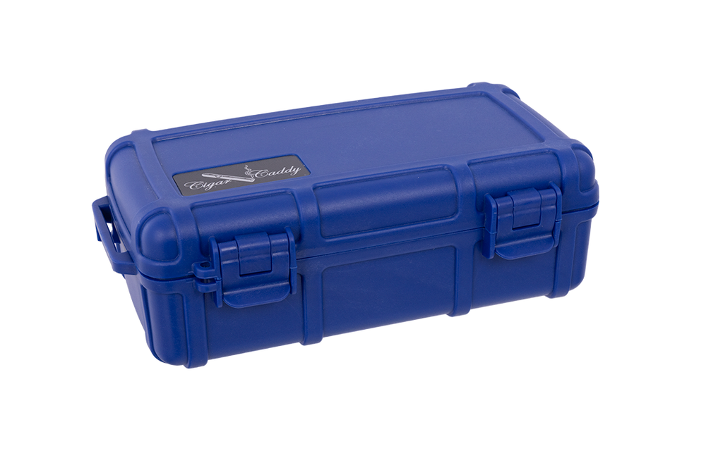 Cigar Caddy Navy Blue 10-Count Travel Case - view 2