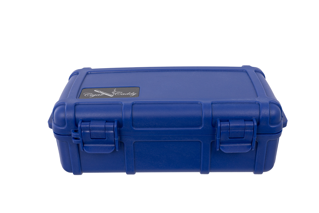 Cigar Caddy Navy Blue 10-Count Travel Case - view 4