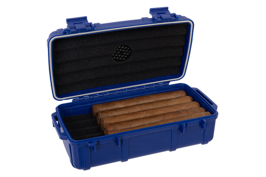 Cigar Caddy Navy Blue 10-Count Travel Case - view 5