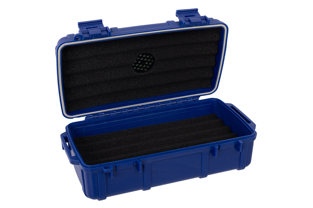 Cigar Caddy Navy Blue 10-Count Travel Case - view 6
