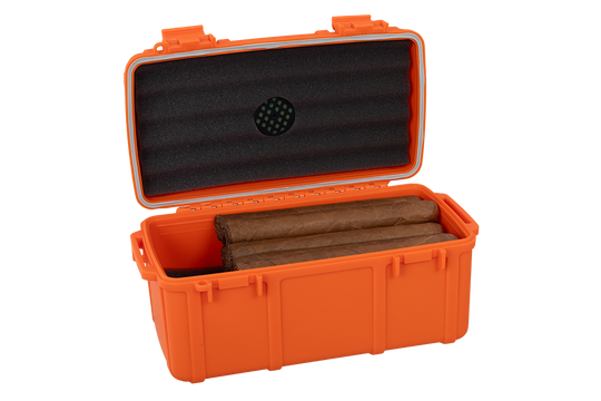 Cigar Caddy Orange 15-Count Travel Case - view 5