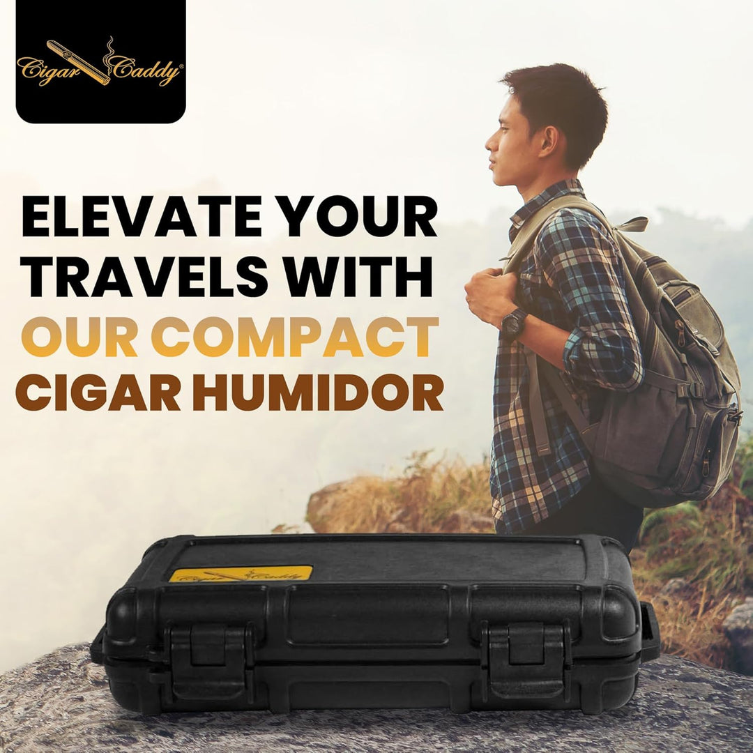 Cigar Caddy Orange 5-Count Travel Case - view 7