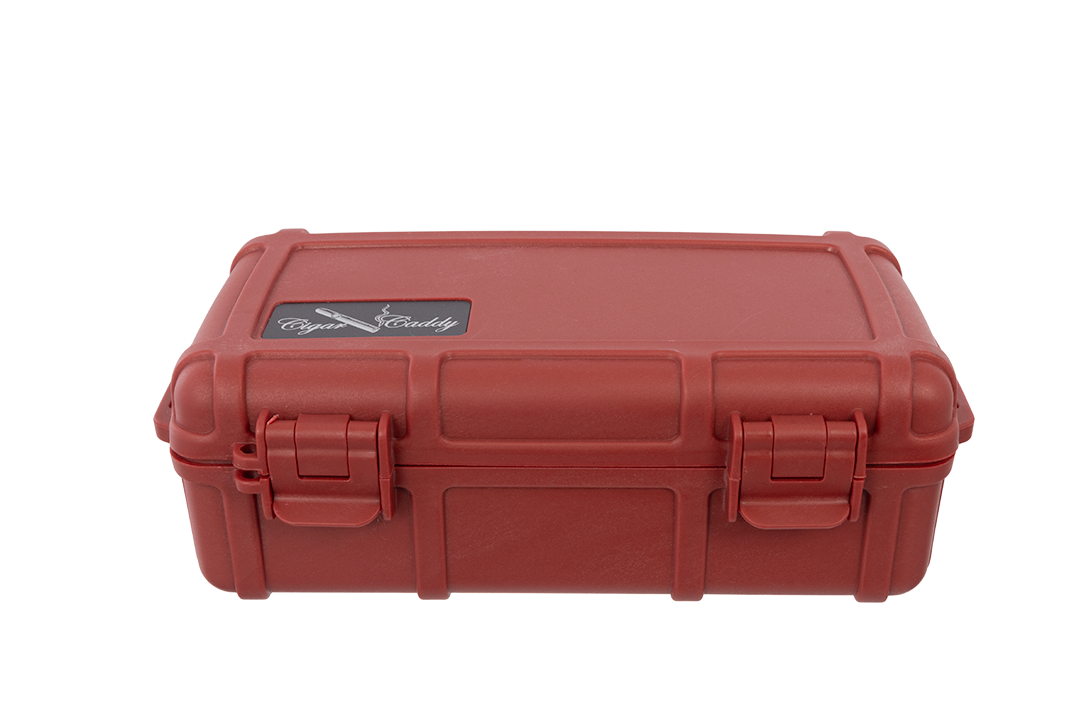 Cigar Caddy Red 10-Count Travel Case - view 3