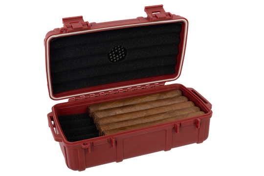 Cigar Caddy Red 10-Count Travel Case - view 4