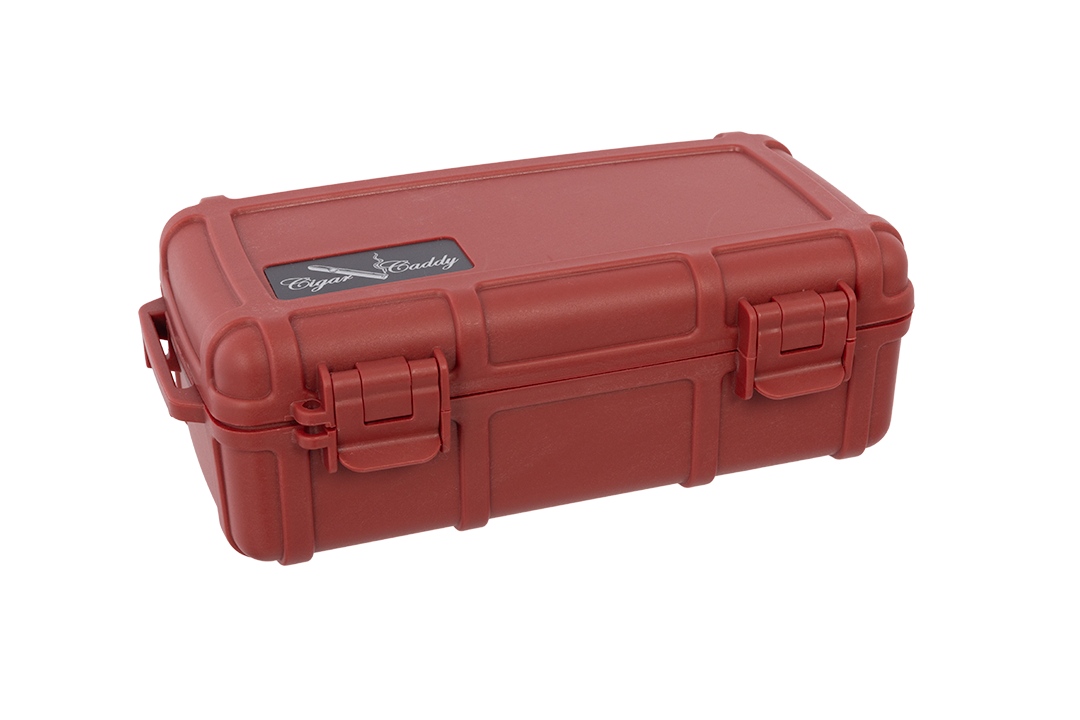 Cigar Caddy Red 10-Count Travel Case - view 5