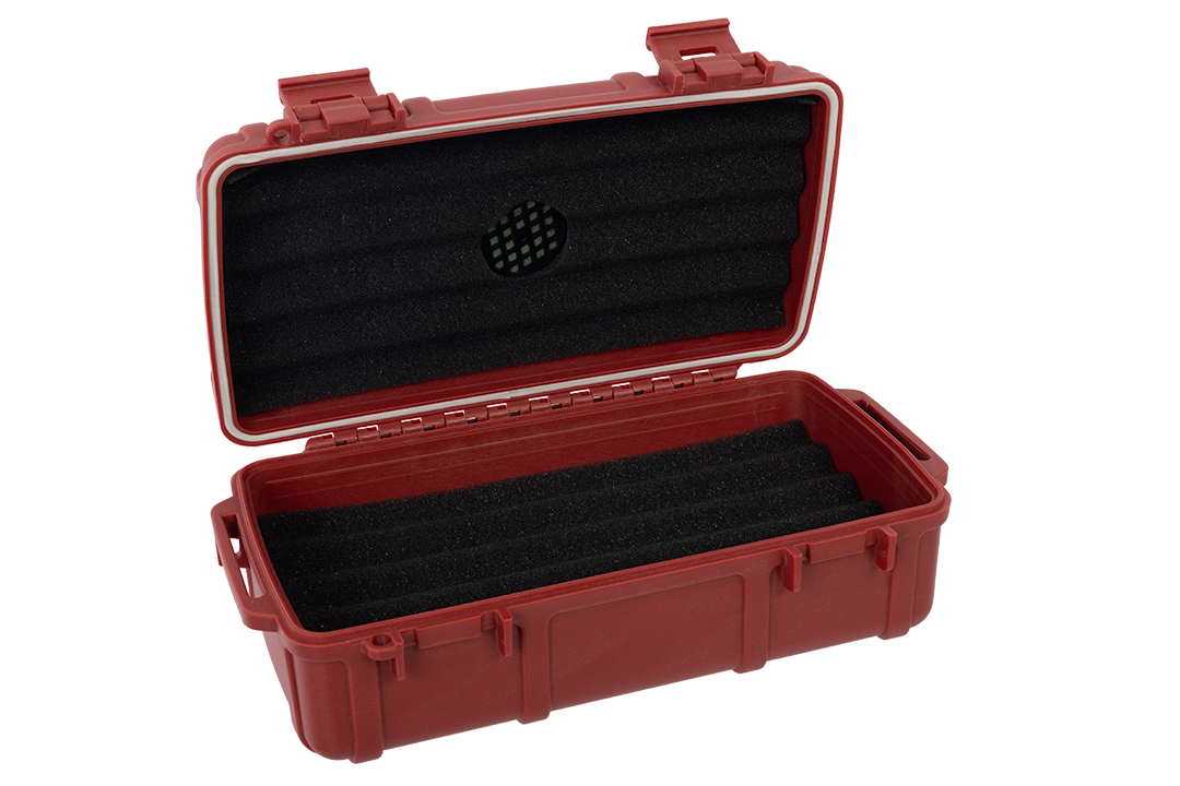 Cigar Caddy Red 10-Count Travel Case - view 6