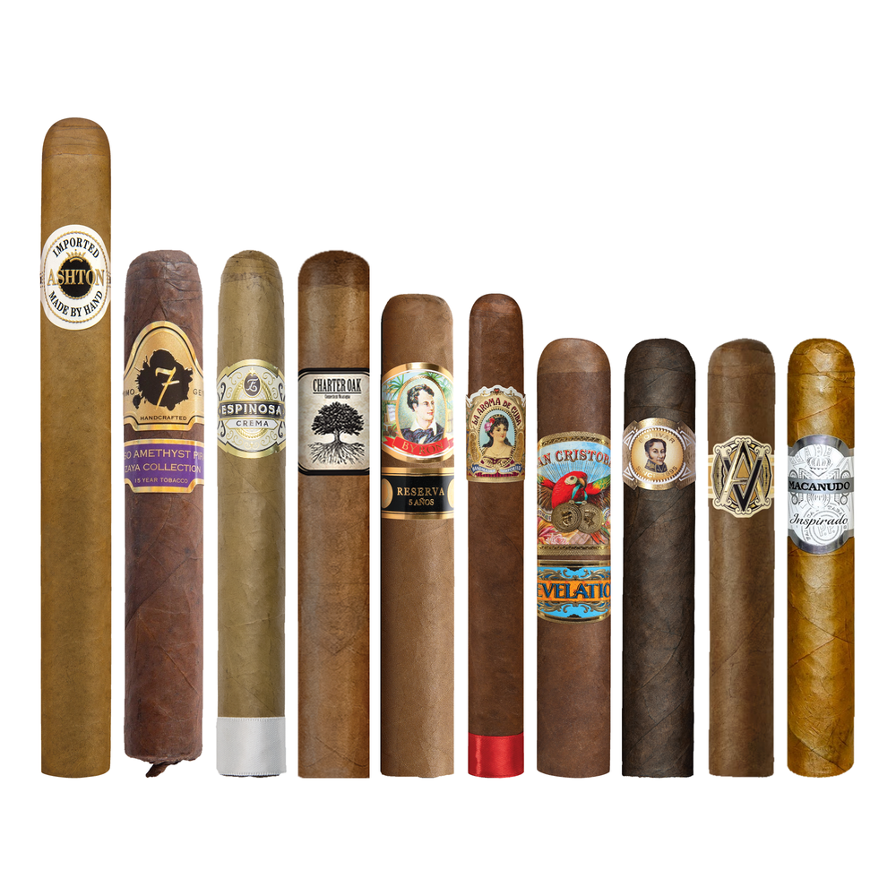 Cigar Inc. The All Hallows Ten Sampler, at Cigar Inc, Woodland Hills, clean product view