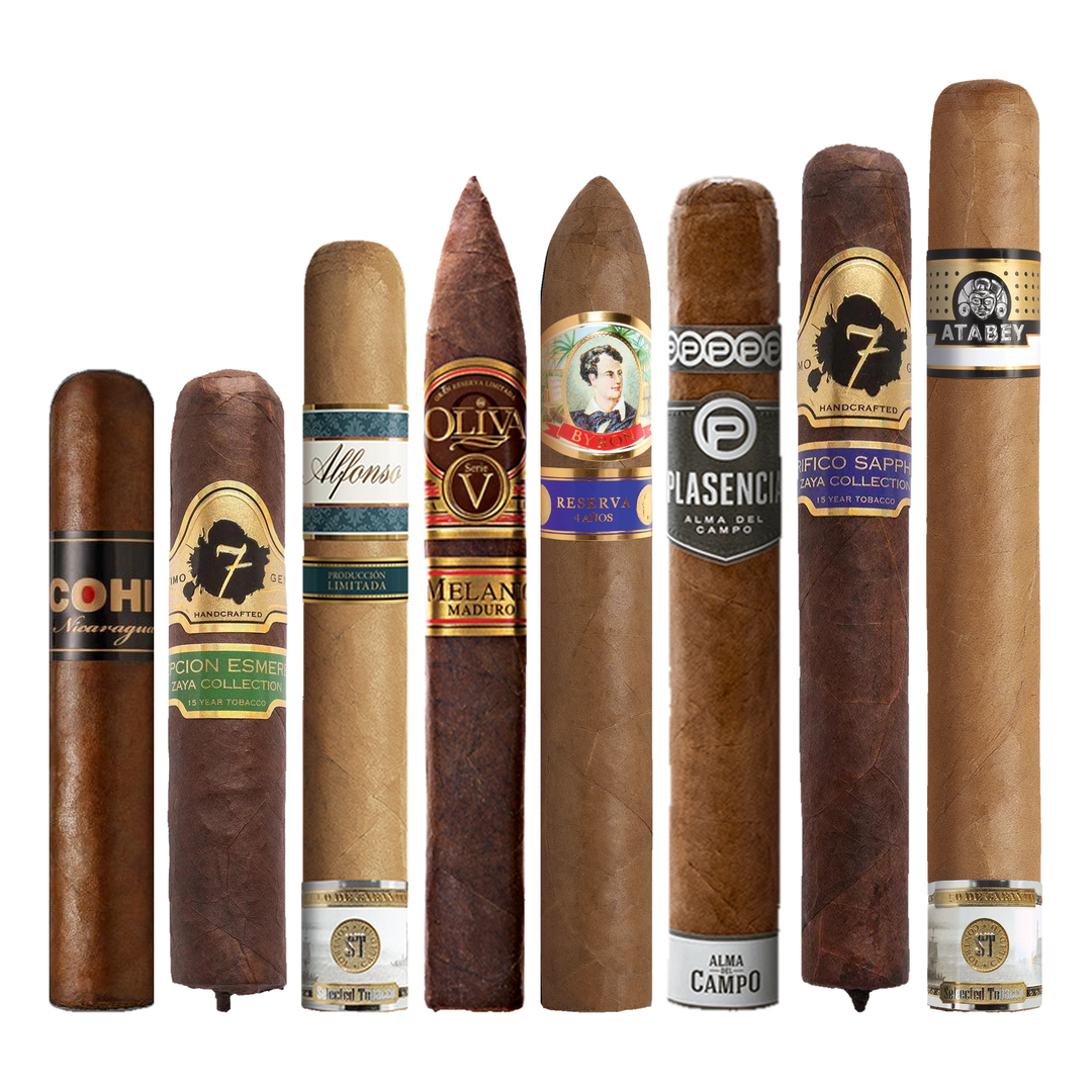 Cigar Inc. The Altar Sampler, at Cigar Inc, Woodland Hills, clean product view