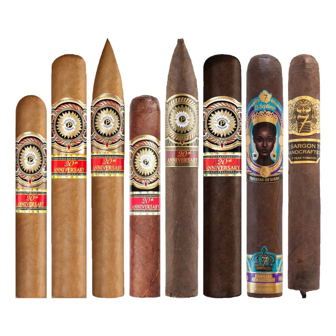 Cigar Inc. The Anniversary Eight Sampler, at Cigar Inc, Woodland Hills