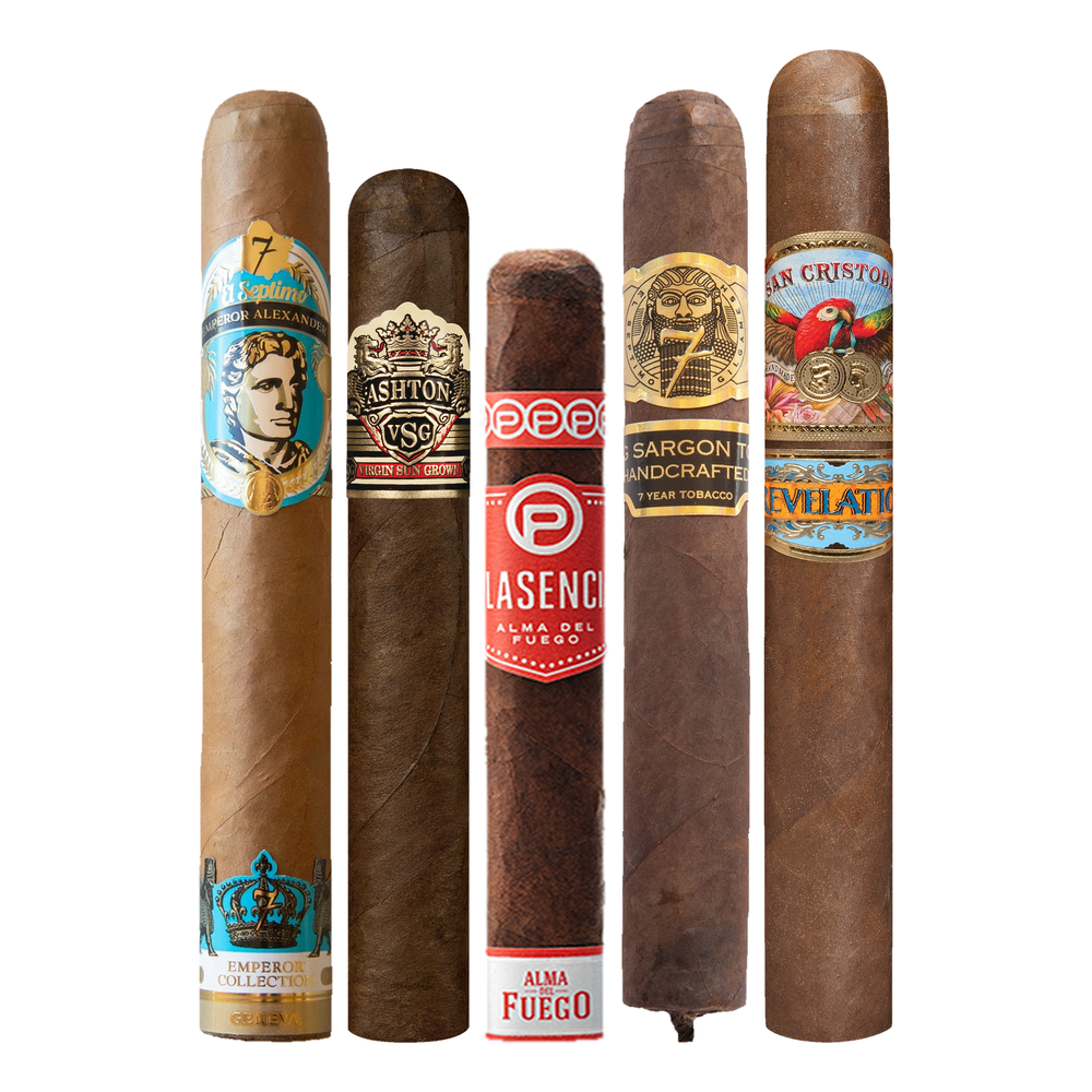 Cigar Inc. The Back Nine Sampler, at Cigar Inc, Woodland Hills, clean product view