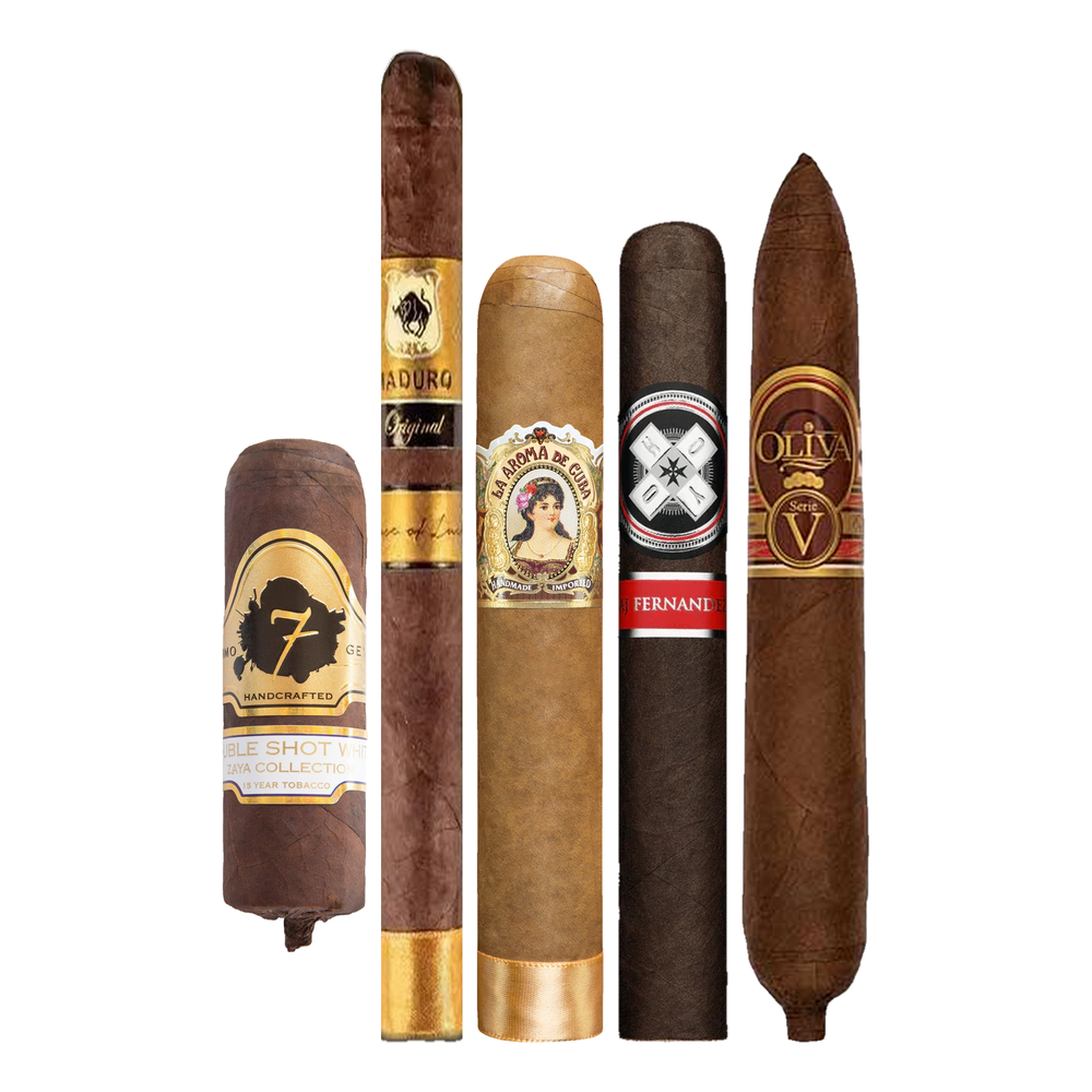 Cigar Inc. The Barefoot Hour Sampler, at Cigar Inc, Woodland Hills, clean product view