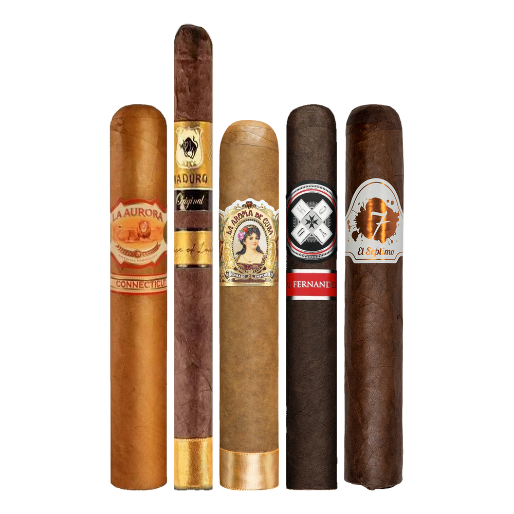 Cigar Inc. The Barefoot Hour Sampler, at Cigar Inc, Woodland Hills, clean product view