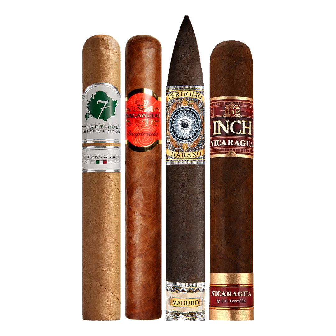 Cigar Inc. The Bay Cruiser Sampler, at Cigar Inc, Woodland Hills, clean product view
