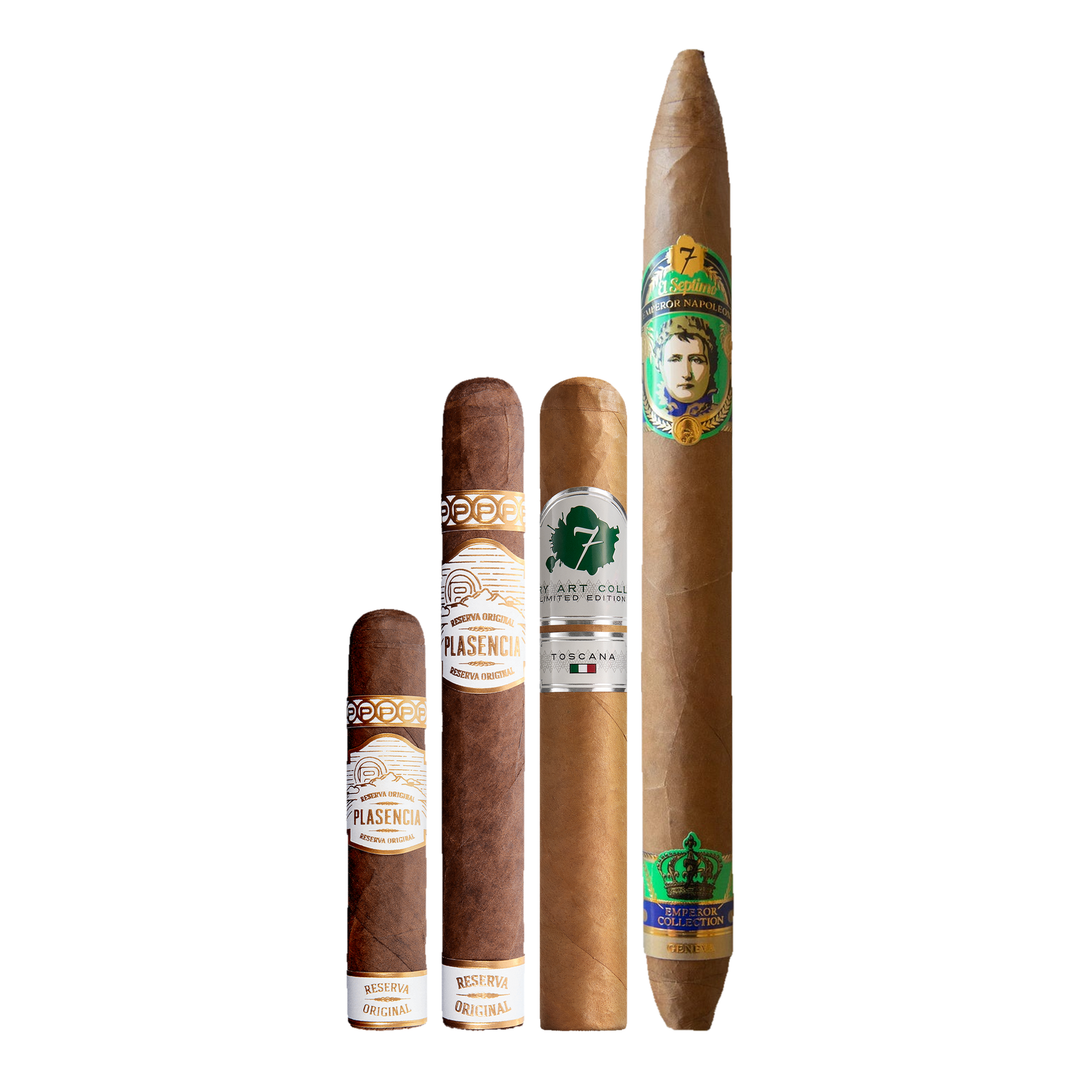 Cigar Inc. The Boarding Call Sampler, at Cigar Inc, Woodland Hills, clean product view