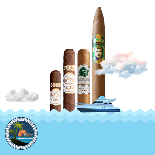 Cigar Inc. The Boarding Call Sampler, at Cigar Inc, Woodland Hills