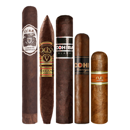 Cigar Inc. The Boardroom Sampler, at Cigar Inc, Woodland Hills, clean product view