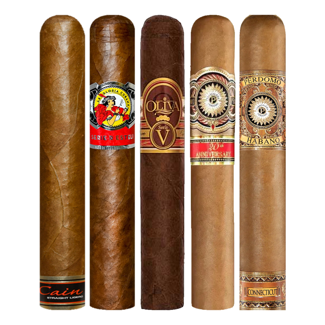 Cigar Inc. The Broad Shoulders Gordo Sampler, at Cigar Inc, Woodland Hills