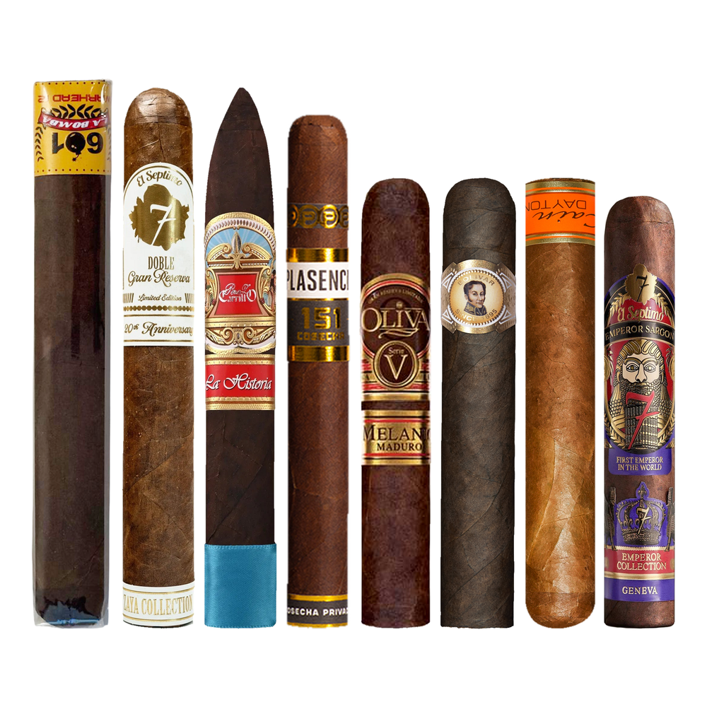 Cigar Inc. The Brokers Open Sampler, at Cigar Inc, Woodland Hills, clean product view