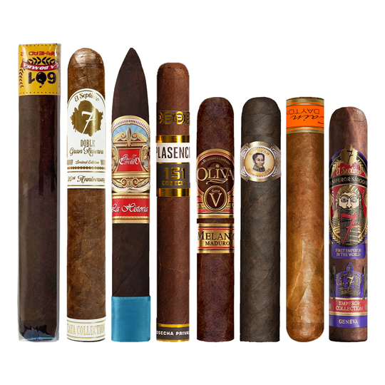 Cigar Inc. The Brokers Open Sampler, at Cigar Inc, Woodland Hills, clean product view