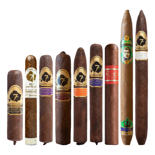 Cigar Inc. The Candlelit Evening Sampler, at Cigar Inc, Woodland Hills, clean product view
