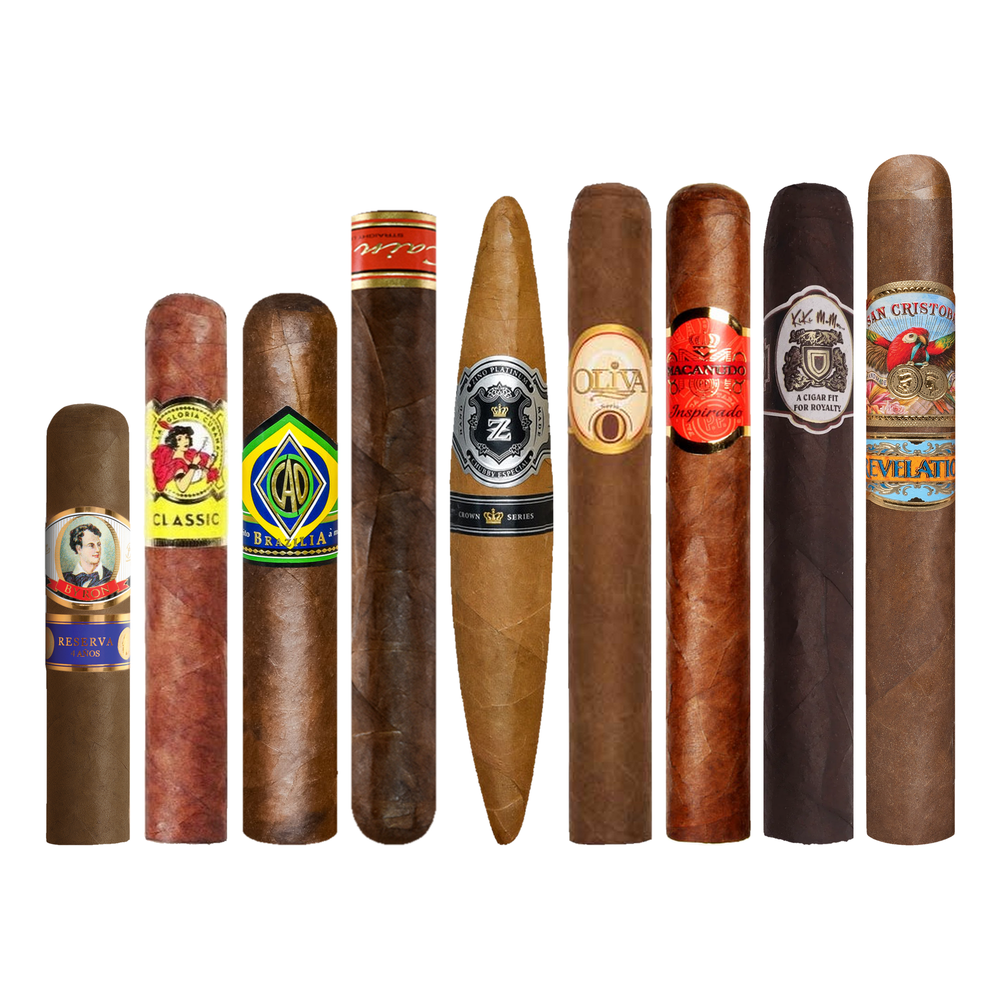 Cigar Inc. The Cauldron Sampler, at Cigar Inc, Woodland Hills, clean product view