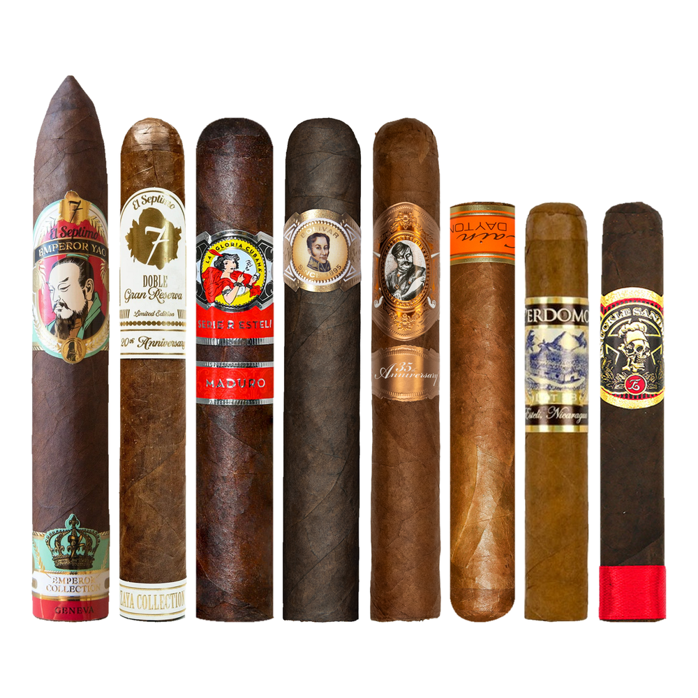 Cigar Inc. The Closing Table Sampler, at Cigar Inc, Woodland Hills, clean product view