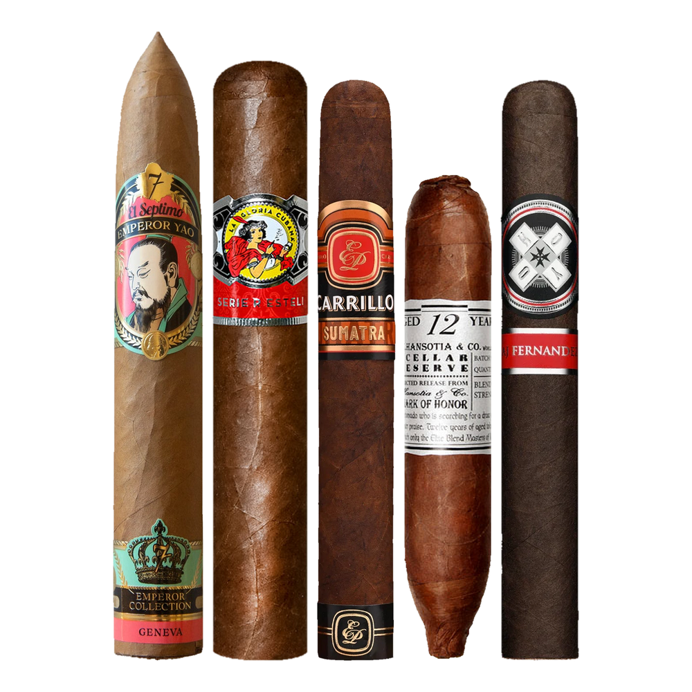 Cigar Inc. The Compass Rose Sampler, at Cigar Inc, Woodland Hills, clean product view