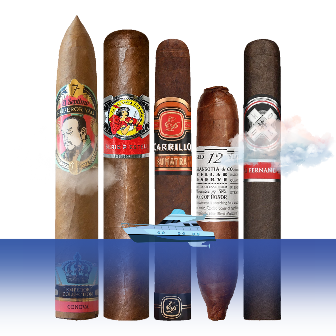 Cigar Inc. The Compass Rose Sampler, at Cigar Inc, Woodland Hills