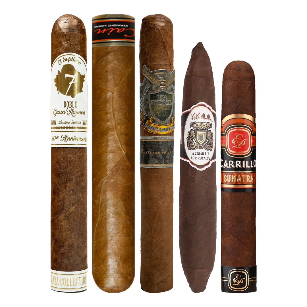 Cigar Inc. The Corner Lot Sampler, at Cigar Inc, Woodland Hills, clean product view