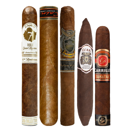 Cigar Inc. The Corner Lot Sampler, at Cigar Inc, Woodland Hills, clean product view