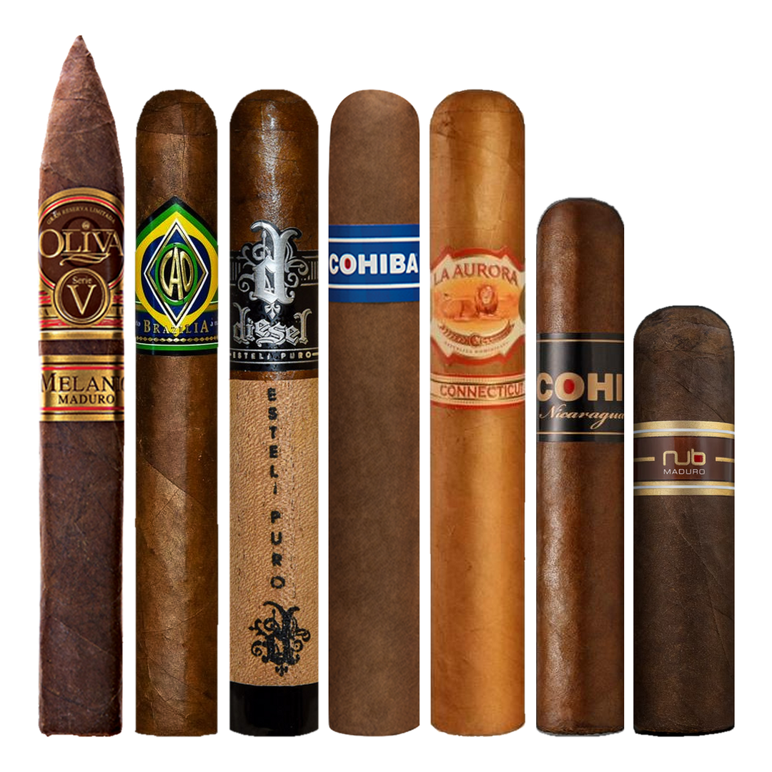 Cigar Inc. The Corner Office Sampler, at Cigar Inc, Woodland Hills, clean product view