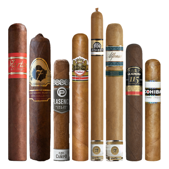 Cigar Inc. The Crossing Sampler, at Cigar Inc, Woodland Hills, clean product view