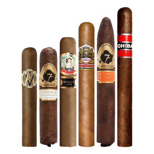 Cigar Inc. The Crow's Nest Sampler, at Cigar Inc, Woodland Hills, clean product view