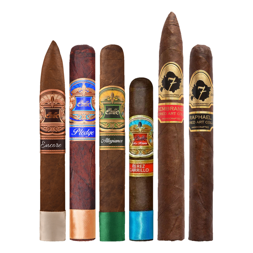 Cigar Inc. The Curtain Call Six Sampler, at Cigar Inc, Woodland Hills